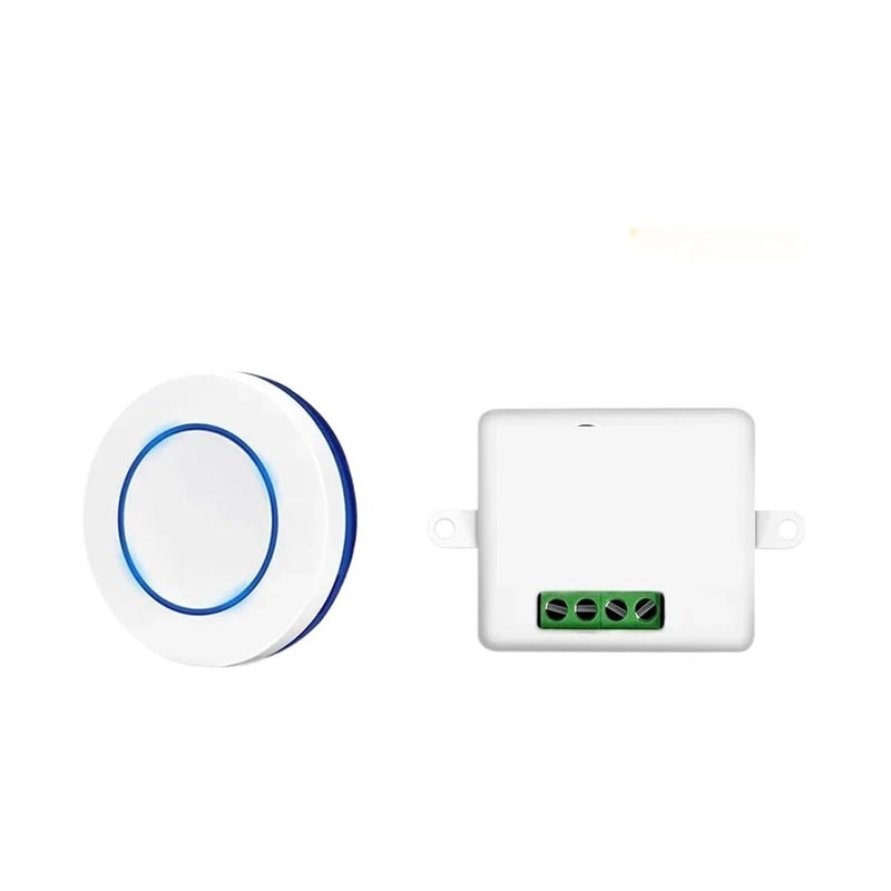 433MHz Wireless Light Switch Kit 1 Receiver 1 Switch 220V 10A Relay Remote Control for Home LED Lamp - Image 1